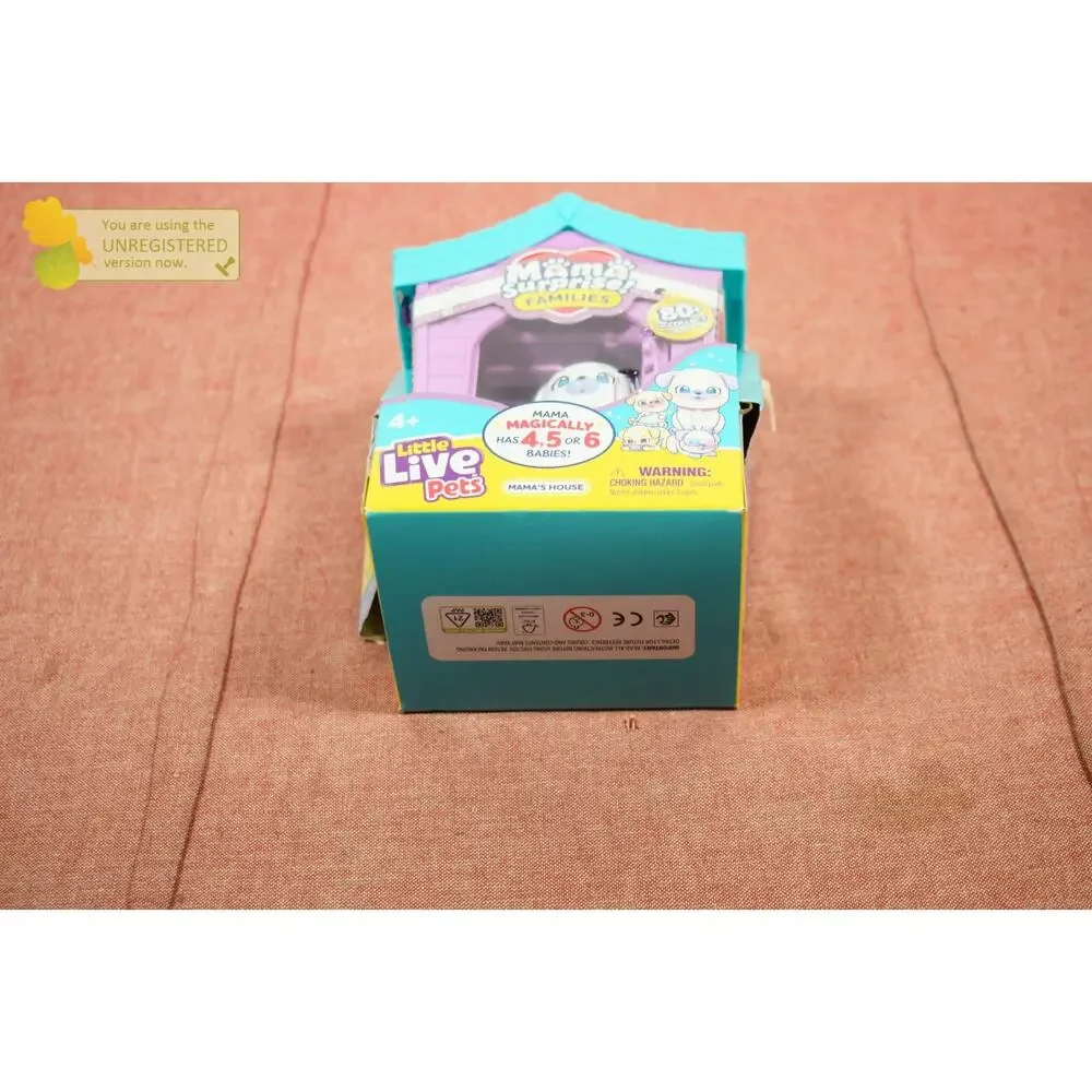 Little Live Pets Mama House Surprise Families S2 Playset Pug Family
